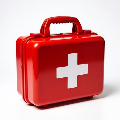 Red First Aid Kit
