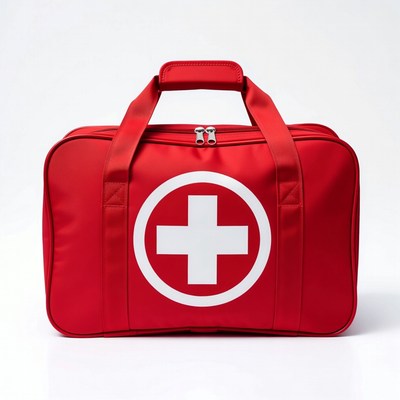 Red First Aid Kit Bag