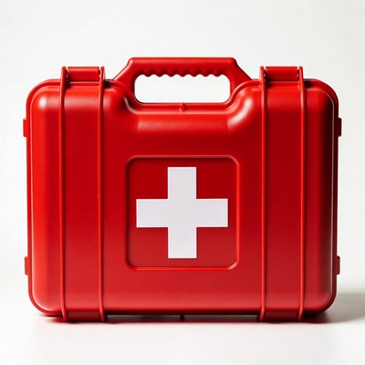 Red First Aid Kit
