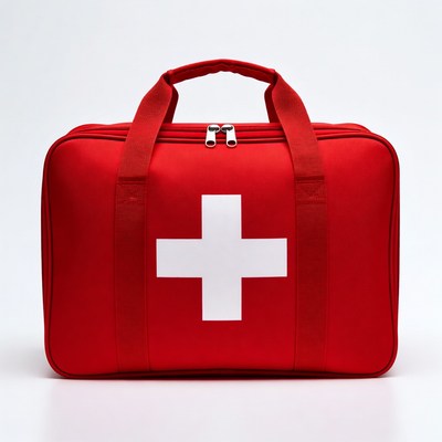 Red First Aid Kit