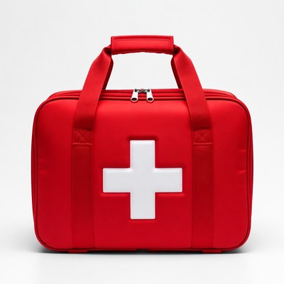 Red First Aid Kit Bag