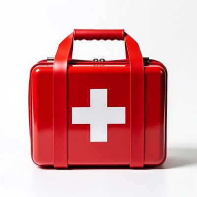 Red First Aid Kit
