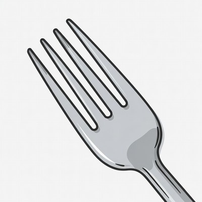 Silver Fork Illustration