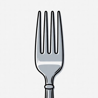 Silver Fork Illustration