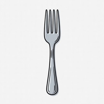 Silver Fork Illustration
