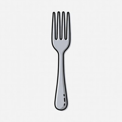 Silver Fork Illustration