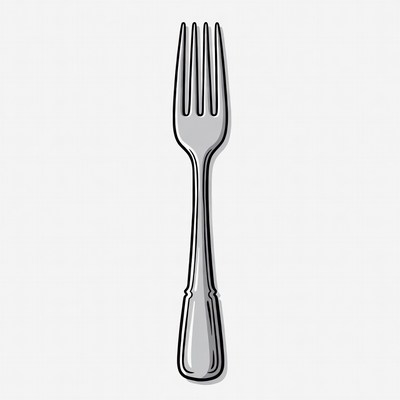 Silver Fork Illustration