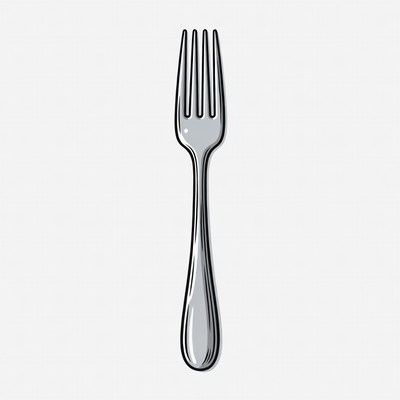 Silver Fork Illustration