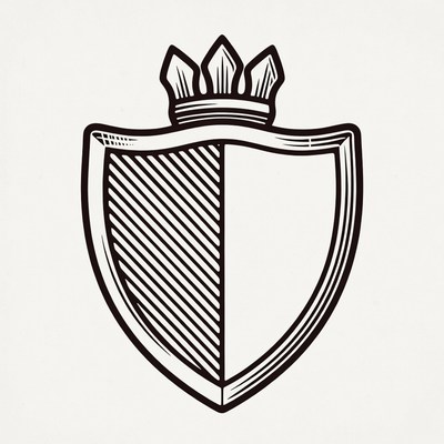 Crown Shield Illustration