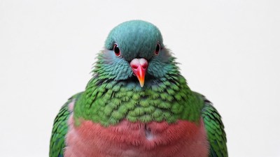 Rose-ringed Parakeet close-up