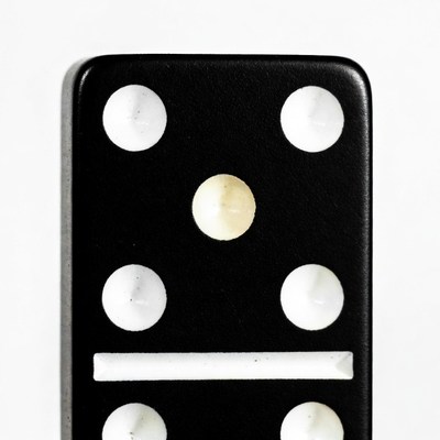 Double Six Domino Tile