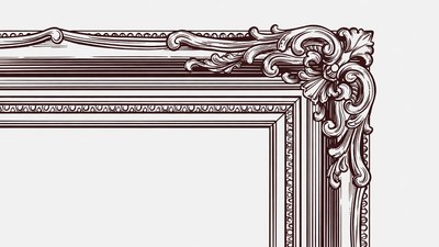 Ornate Vintage Picture Frame