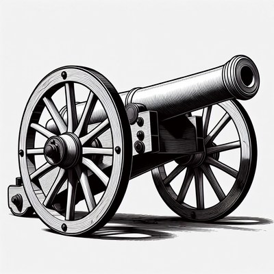 Vintage Cannon Illustration