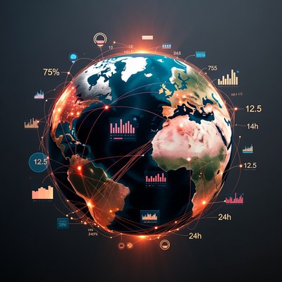 Global Analytics Dashboard Earth