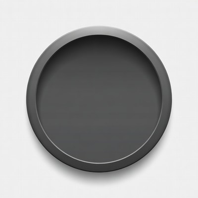 Gray Circular Button