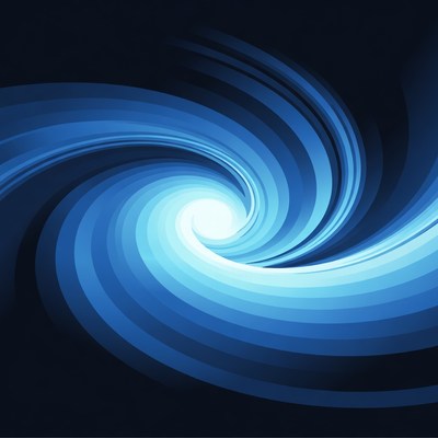Blue Spiral Vortex Background