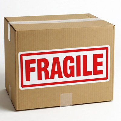 Fragile Cardboard Box