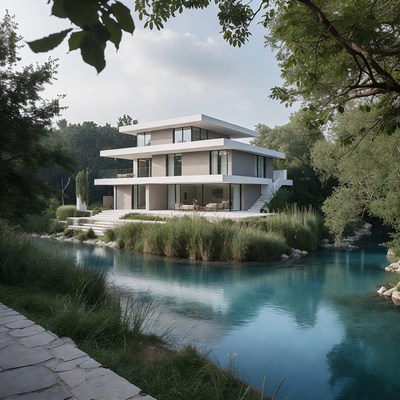 Modern House by Turquoise River