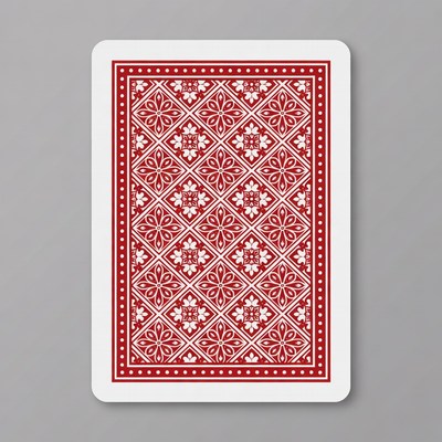 Red Bicycle Playing Card Back