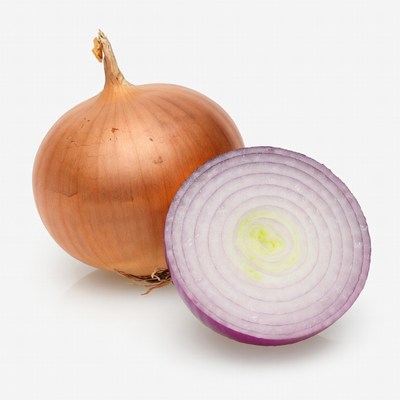 Whole and Sliced Onion