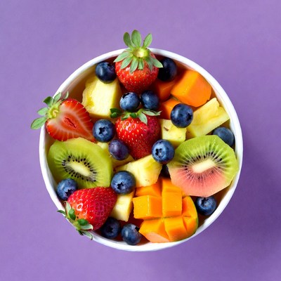 Colorful Mixed Fruit Bowl