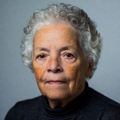 Elderly African-American woman portrait