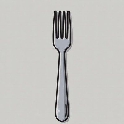 Silver Fork Illustration