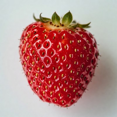 Fresh red strawberry