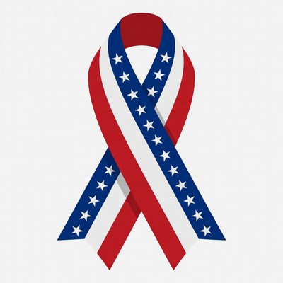 American Flag Ribbon