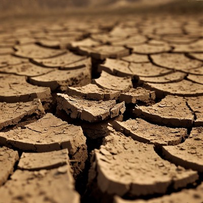 Cracked Dry Ground Texture