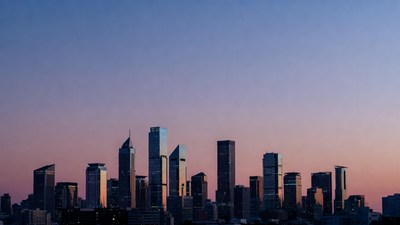 Sydney skyline at sunset