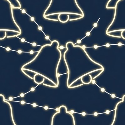 Glowing Bells Garland Pattern