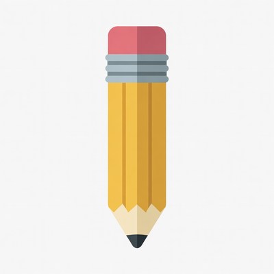 Yellow pencil illustration