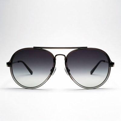 Gradient aviator sunglasses