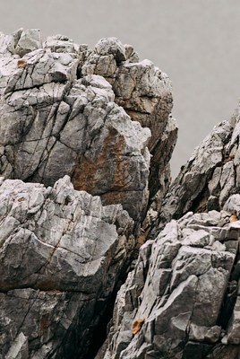 Rugged Gray Rock Formation