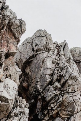 Rugged Gray Rock Formation