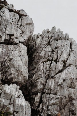 Rugged Gray Rock Formation