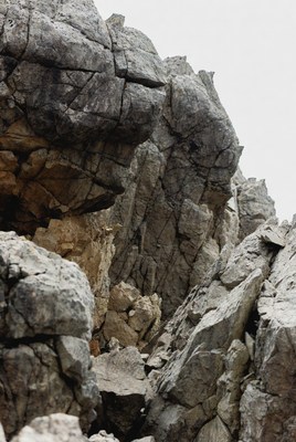 Rugged Gray Rock Formation