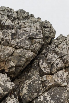 Rugged Gray Rock Formation