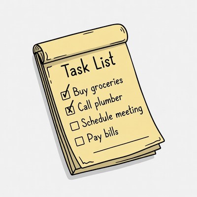 To-Do List with Checked Tasks