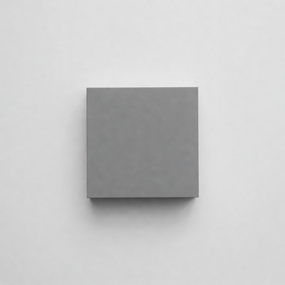 Gray Square on White Background