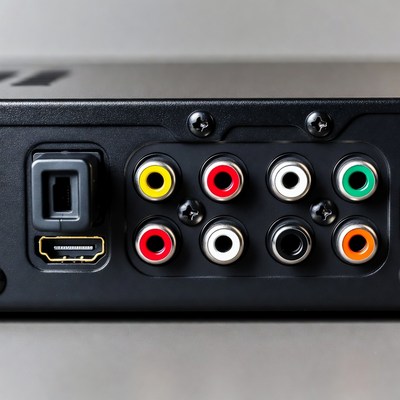 AV Receiver Rear Panel Ports