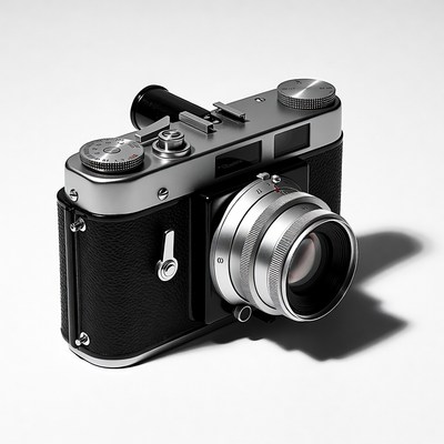 Vintage Rangefinder Camera