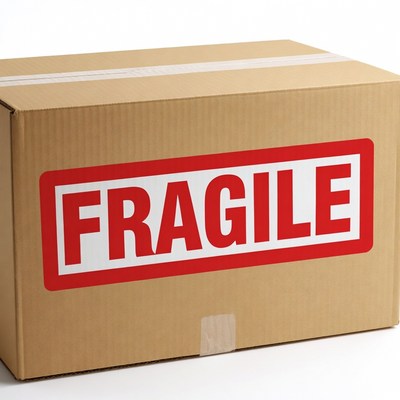Fragile Cardboard Box