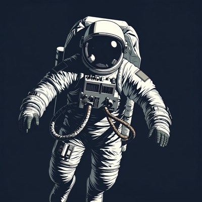 Astronaut in space suit