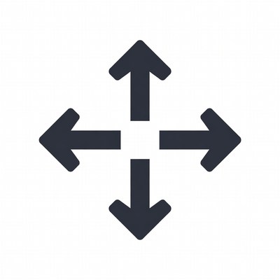 Four Directional Arrows Icon