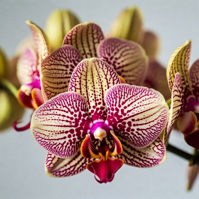 Vibrant Phalaenopsis Orchid Bloom