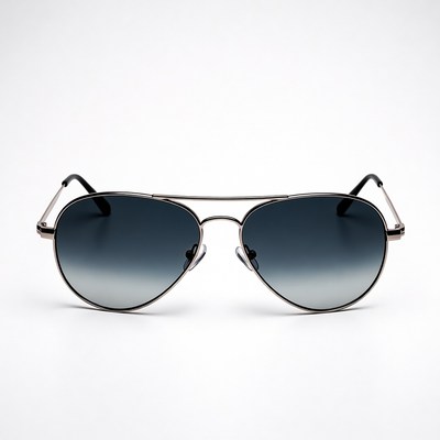 Aviator gradient sunglasses isolated
