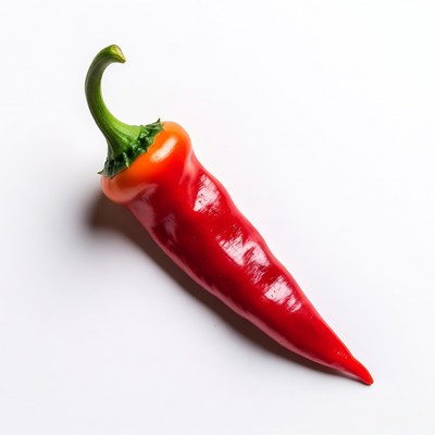 Red chili pepper isolated