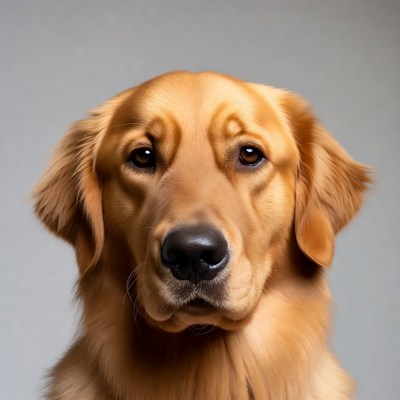 Golden Retriever dog close-up